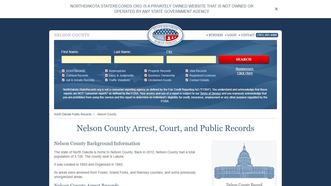 Nelson County Arrest, Court, and Public Records